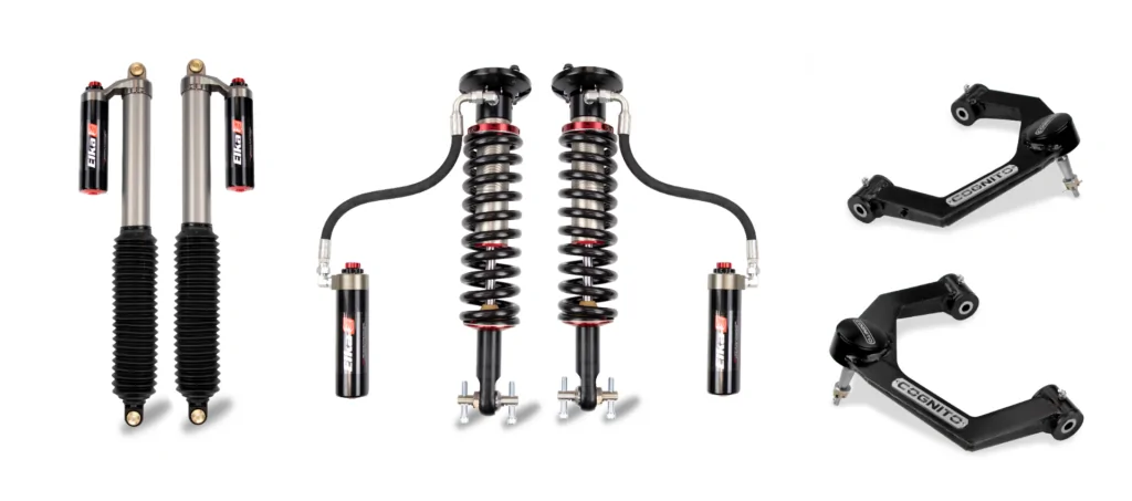 Cognito 2.5" Elite Leveling Kit with Elka 2.5 Reservoir Shocks for 15-20 Ford F-150 4WD