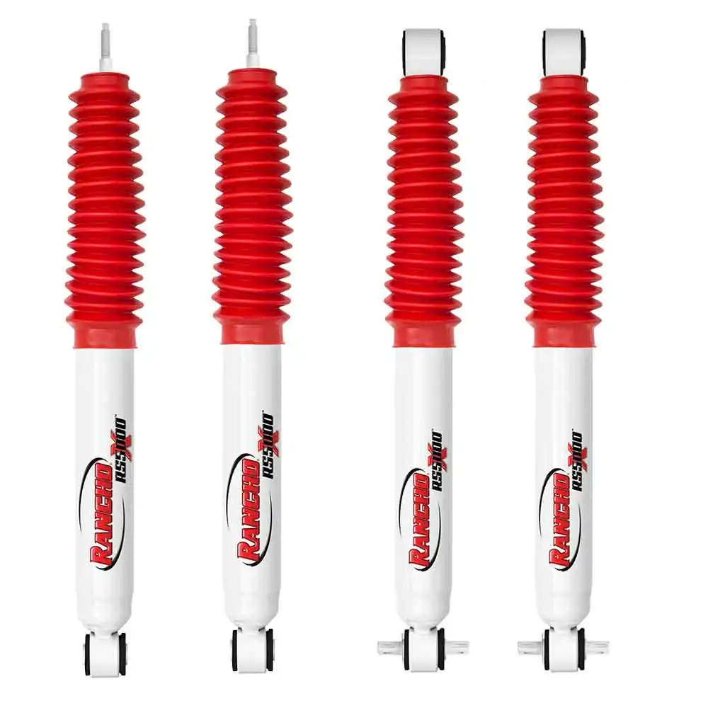 Rancho RS5000XTM 4" Lift Shocks for 2004-2012 GMC Canyon Aluminum Driveshaft RS55610 RS55301