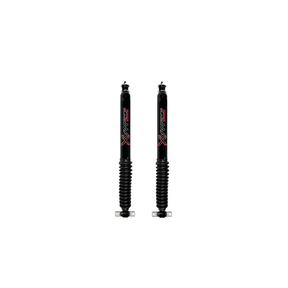 Skyjacker 1-2.5 Front Black Max Shocks with Black Boot for 2002-2008 Dodge Ram 1500 2WD