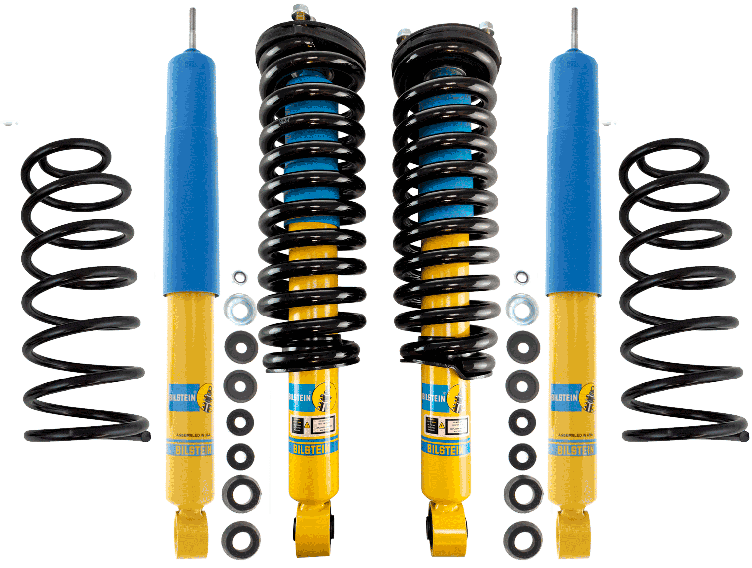 Bilstein 4600 Assembled Coilovers with OE Replacement Springs with Rear Shocks and Coils for 1996-2002 Toyota 4Runner