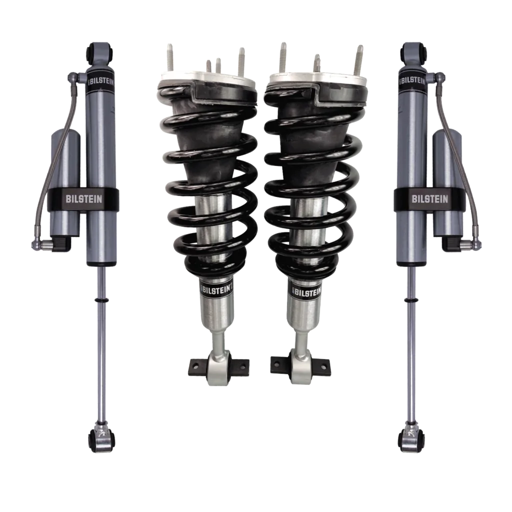 Bilstein 6112 Assembled Front 0-1.85″ Lift Coilovers & Rear 5160 Shocks for 2007-2013 Chevy Silverado 1500 2WD/4WD