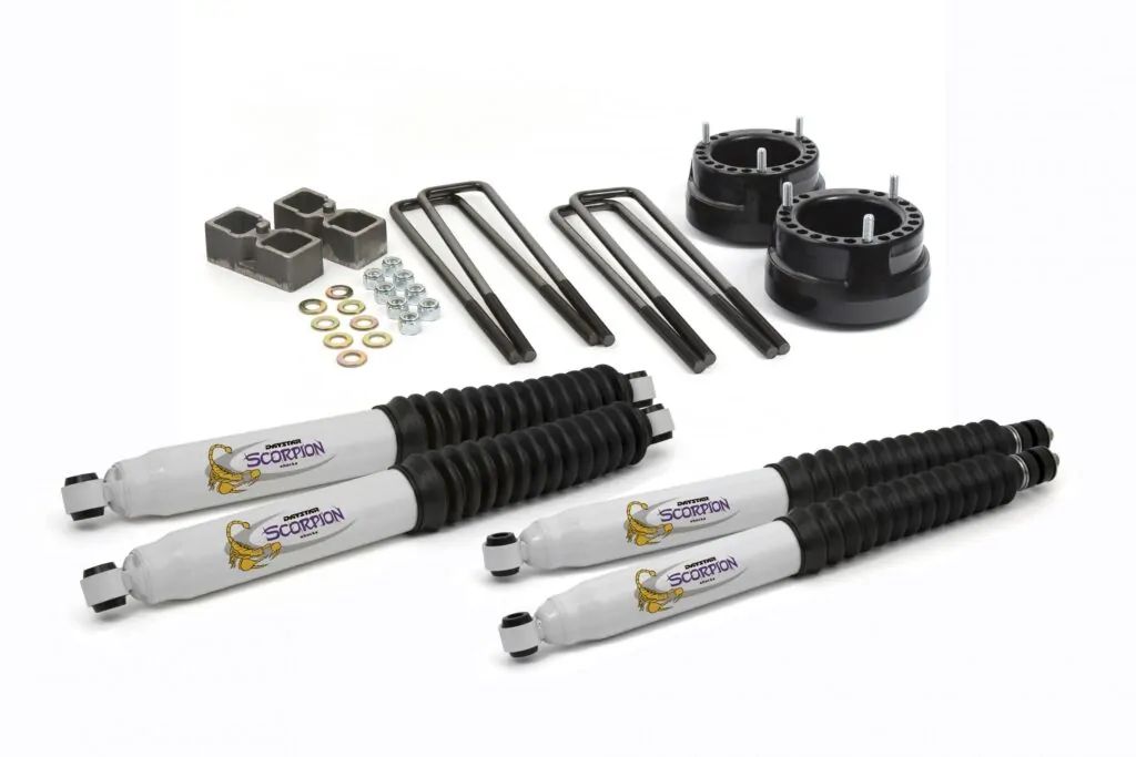 Daystar 2" Lift W/Shocks For 1994-2011 Dodge RAM 1500 Mega Cab KC09123BK