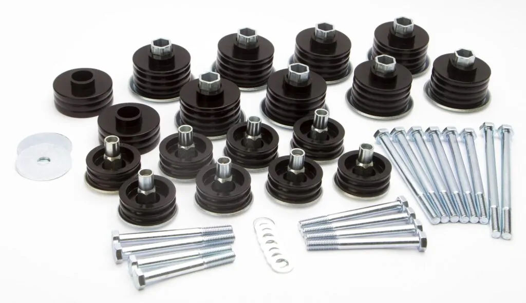 Daystar Body Bushings For 99-07 Ford F-250/F-350 Steel Sleeves and Hardware KF04058BK