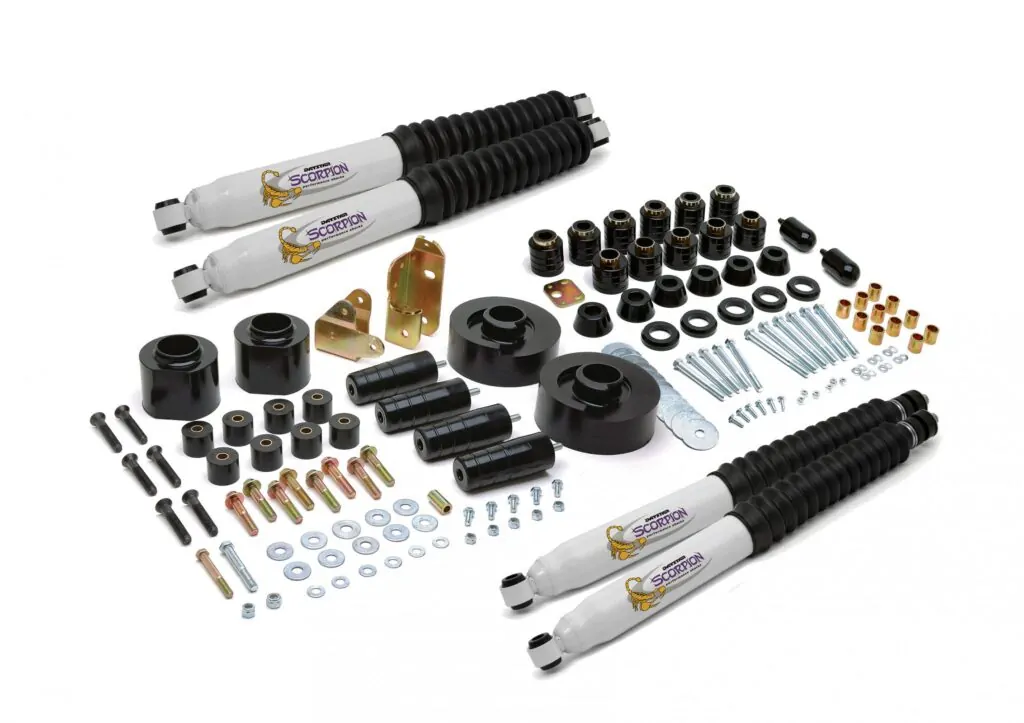 Daystar 4" Combo Kit For 1997-2006 Jeep TJ KJ09155BK