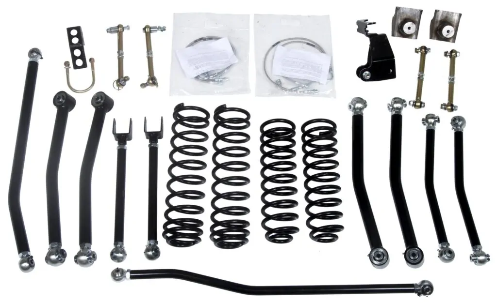 Daystar 3" Low Center of Gravity Lift Kit Front/Rear For 07-17 Jeep Wrangler JK KJ09175BK