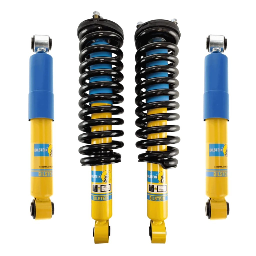 Bilstein 4600 Assembled Coilovers with OE Replacement Springs and Rear Shocks for 2005-2012 Nissan Pathfinder