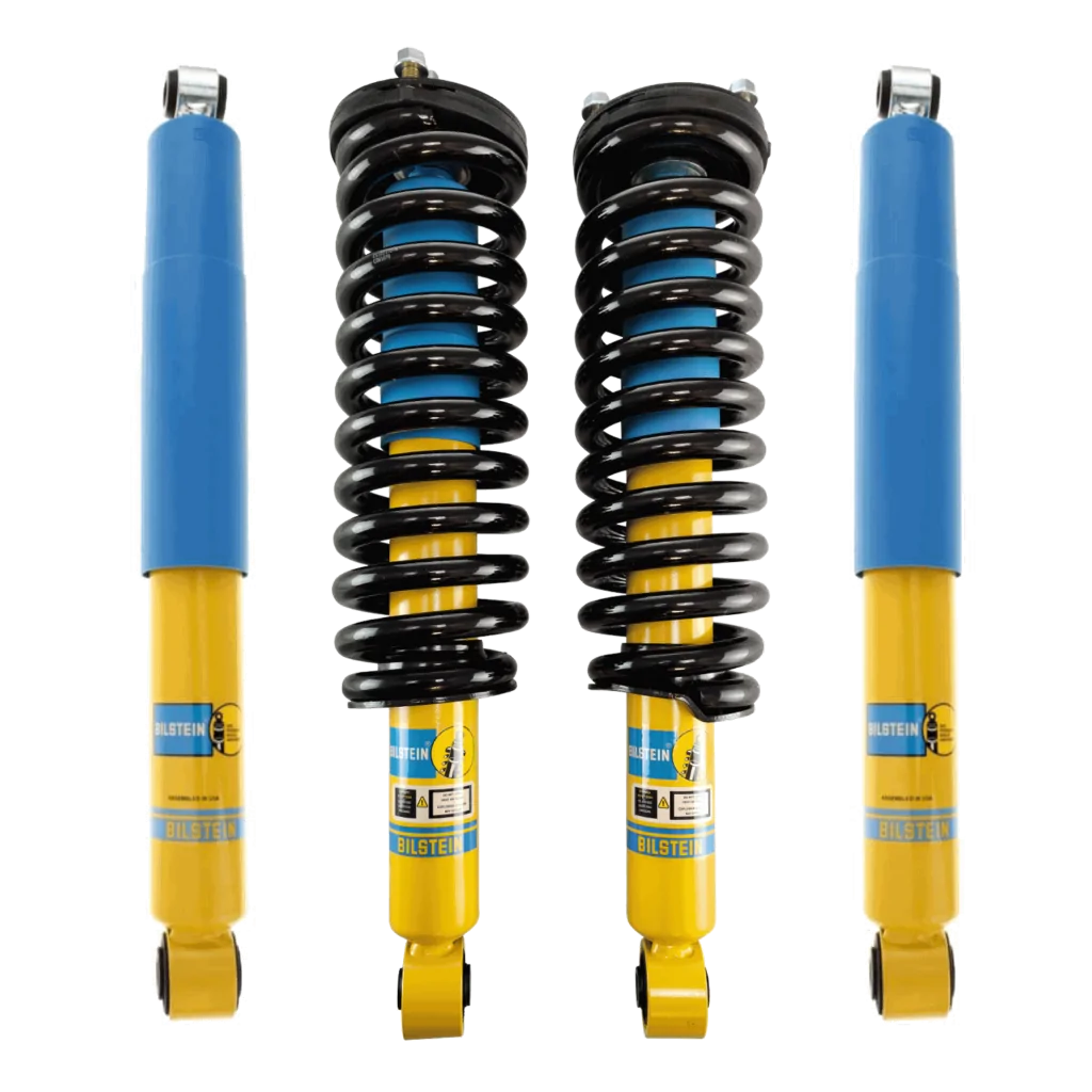 Bilstein 4600 Assembled Coilovers with OE Replacement Springs and Rear Shocks for 2005-2015 Nissan Xterra