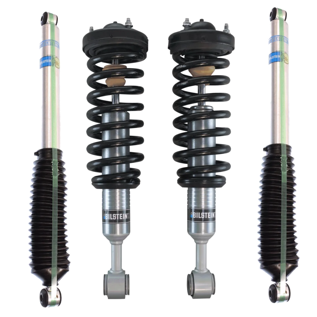 Bilstein 6112 0-2" Front Assembled Coilovers with 5100 Rear Shocks for 2004-2008 Ford F-150 4WD