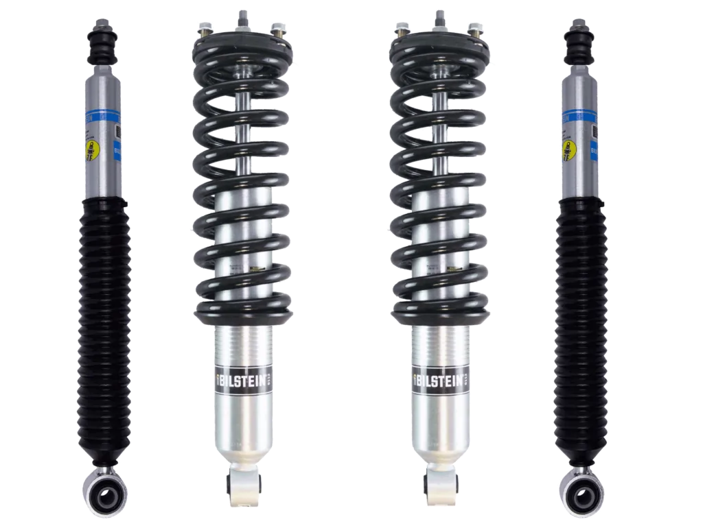 Bilstein 6112 0-3.5" Front Assembled Coilovers, 5100 0-2" Rear Lift Shocks 2010-2023 Toyota 4Runner