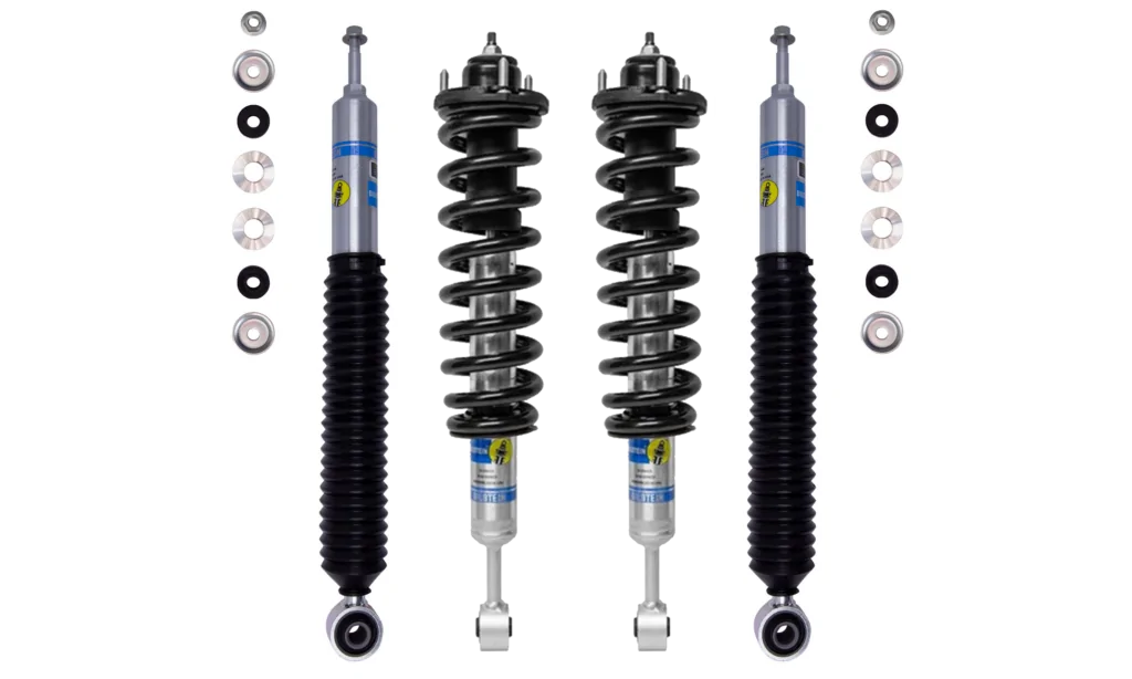 Bilstein-OME 2.5 Lift 5100 Assembled Coilovers and 0-2- Rear Lift Shocks for 2010-2014 Toyota FJ Cruiser