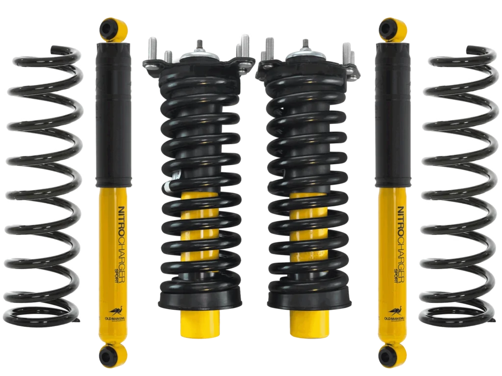 ARB/OME Front 1.2-1.6" Lift Assembled Coilovers and Rear Shocks and Coils for 2008-2013 Jeep Liberty