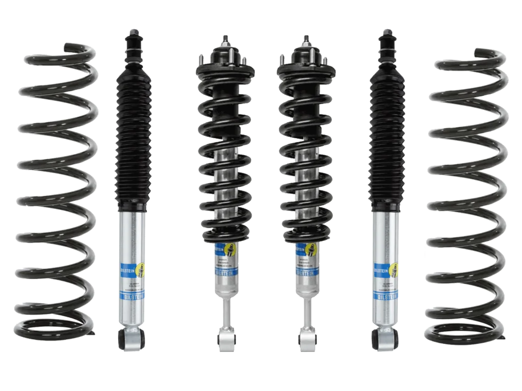 Bilstein 0-2.3" Front Assembled Coilovers with Rear Shocks and Coils for 1996-2002 Toyota 4Runner