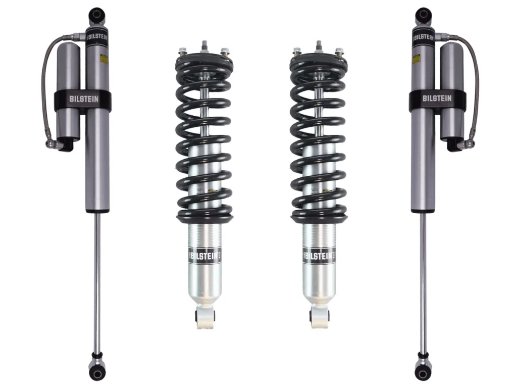 Bilstein 6112 0-1.75" Assembled Front Lift Coilovers with 5160 Reservoir Shocks for Ford F-150 2009-2013 4WD