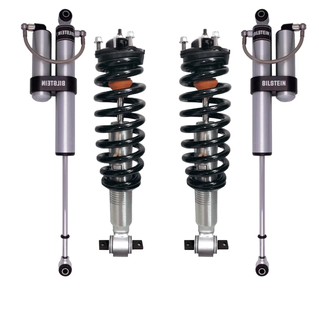 Bilstein 6112 0-2.5 Assembled Front Lift Coilovers with 0-2" Rear 5160 Shocks for 2019-2022 Ford Ranger 4WD/2WD