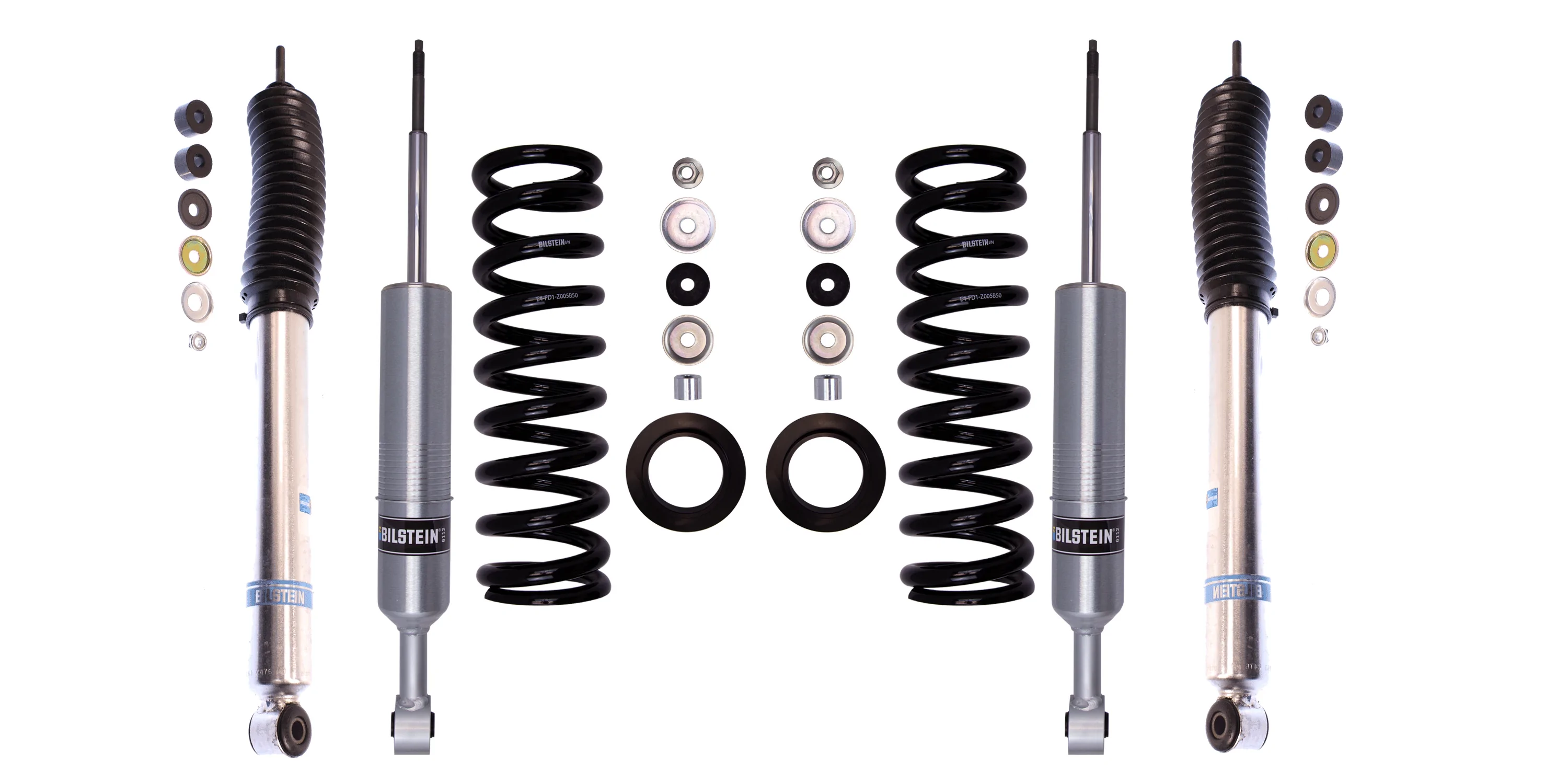 Bilstein 6112 06-2.5 Front and 5100 0-1 Rear Lift Shocks for 2005-2023 Toyota Tacoma