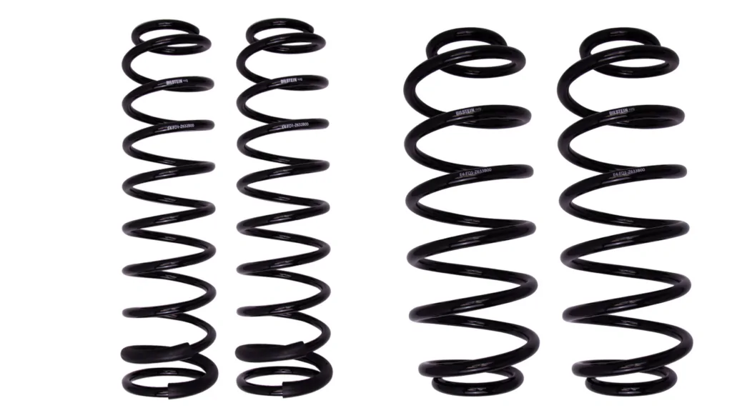 Bilstein B12 (Special) 2.5 Front and Rear Lift Coil Springs for 2018-2023 Jeep Wrangler 4Door 2WD-4WD