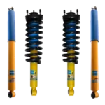 Bilstein 4600 Front Assembled Coilovers with OE Replacement Coils and Rear Shocks for 2015-2022 GMC Canyon