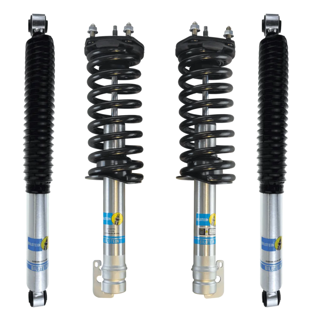 Bilstein 5100 0.75"-2" Front Lift Assembled Coilovers with OE Coils and Rear Shocks for 2005-2010 Jeep Grand Cherokee WK