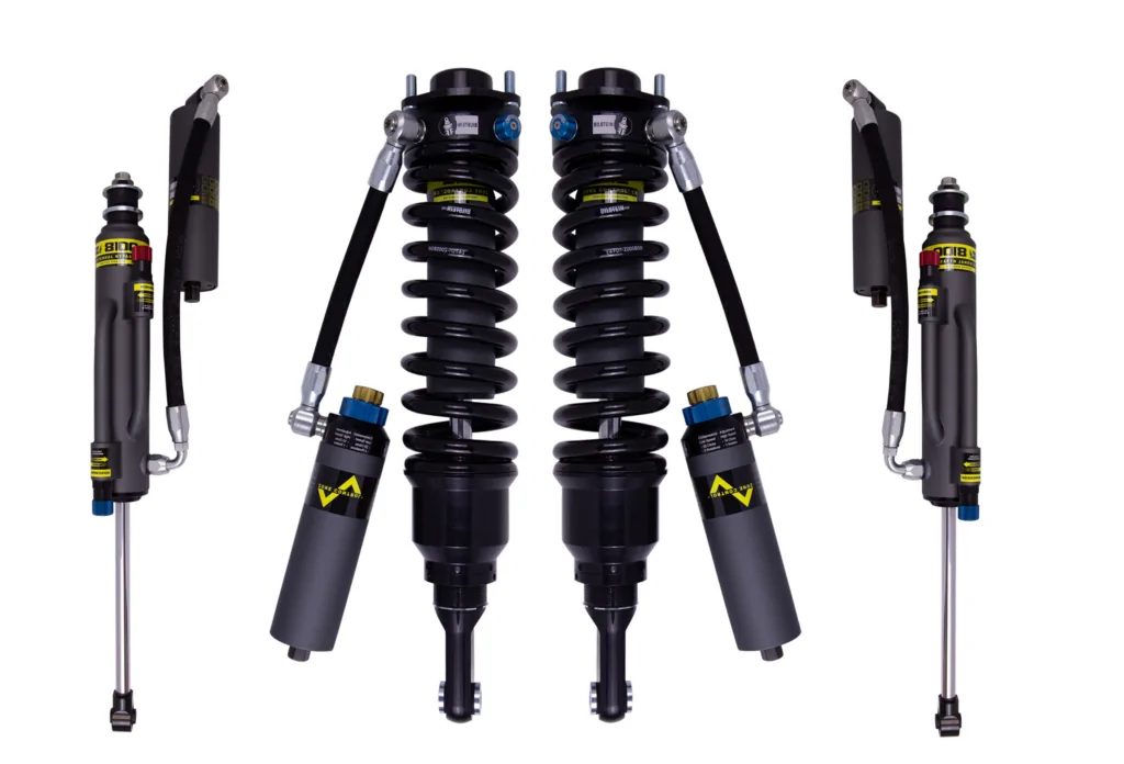 Bilstein B8 8112 (ZoneControl CR DSA+) 0.9-2.6 Front Lift Coilovers and B8 8100 (Bypass) 0-1.5 Rear Lift Shocks for 2005-2023 Toyota Tacoma