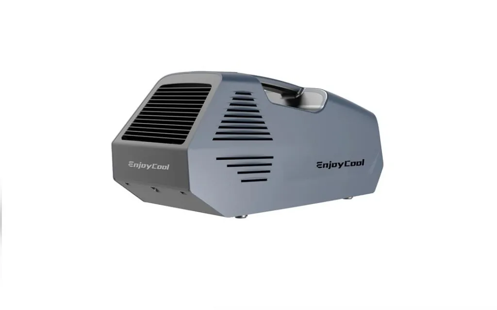 Enjoy Cool LINK 2380 BTU Portable AC - Dark Blue, Quiet, with Remote Control