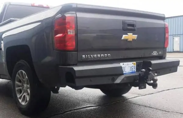 Steelcraft Elevation Rear Bumper Fine Texture Black Chevy Silverado 1500 2007-2013 - 65-20400 