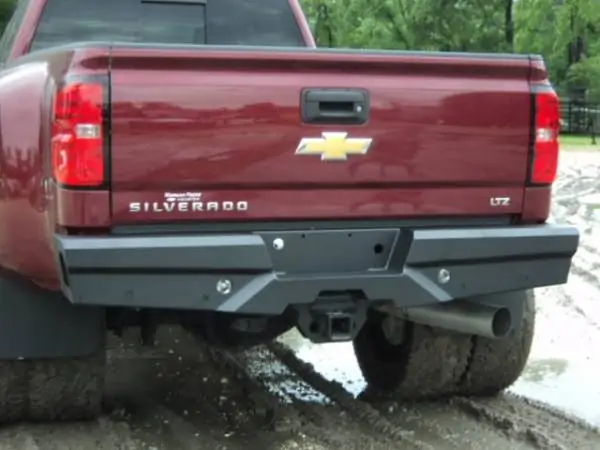 Steelcraft Elevation Rear Bumper Fine Texture Black for 2011-19 Chevy Silverado/GMC Sierra 2500/3500 - 65-20410 