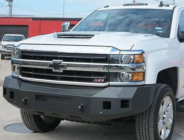 Steelcraft Fortis Front Bumper Fine Texture Black 2015-19 Chevy Silverado 2500/3500HD All Models - 71-10440 