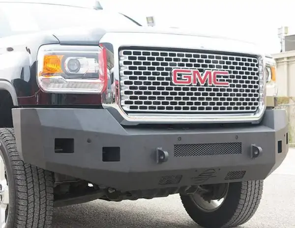 Steelcraft Fortis Front Bumper Fine Texture Black 2015-19 GMC Sierra 2500/3500HD - 71-10460 