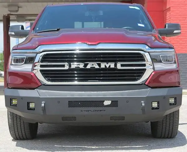 Steelcraft Fortis Front Bumper Fine Texture Black 2019-2023 Ram 1500 - 71-12270 