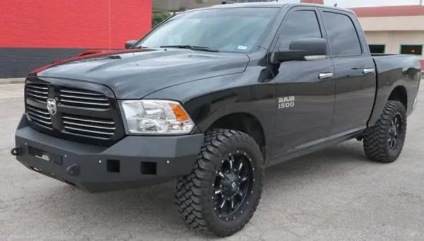 Steelcraft Fortis Front Bumper Fine Texture Black for 2013-18 Ram 1500 with 2019-22 Ram 1500 "Classic" - 71-12250 