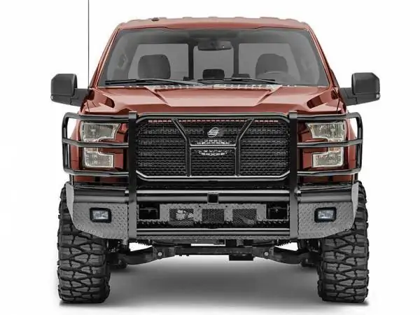 Steelcraft HD Replacement Front Bumper Semi-gloss Black 2015-2017 Ford F-150 Eco-Boost - HD11410RCC 