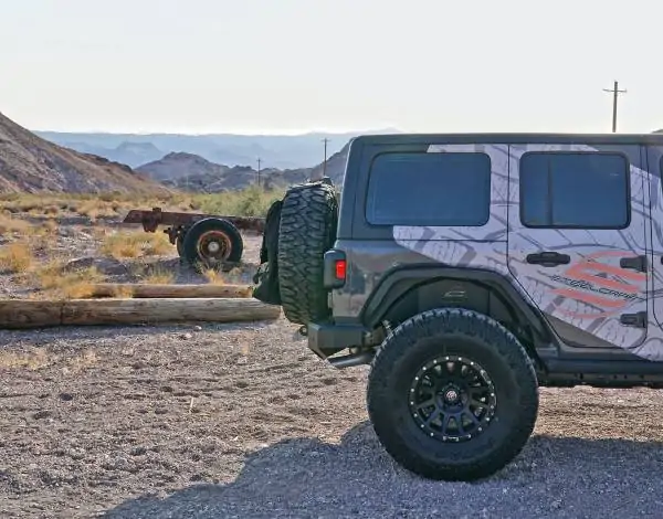 Steelcraft Rear Fender Flares Fine Textured Black for 18-23 Jeep Wrangler JL Unlimited - 92330 