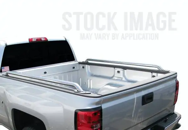 Steelcraft Stainless Steel Bed Rails 07-13 Chevy Silverado Sierra 1500 2500 3500 6.5' Bed S/S Bed Rails - 602147 