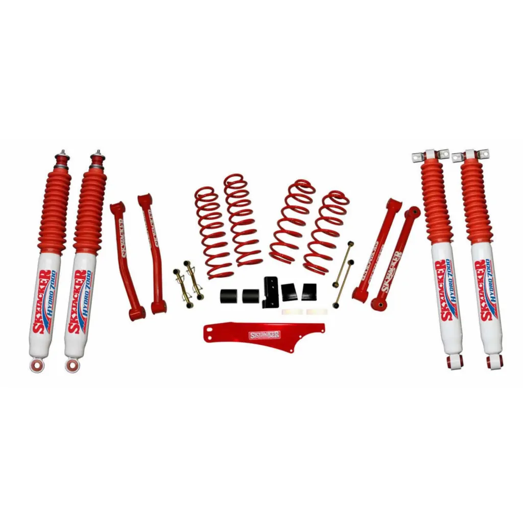 Skyjacker 2.5-3.5" Springs Lift Kit M95 Shocks for 07-18 Wrangler JK - JK2501KCR-H