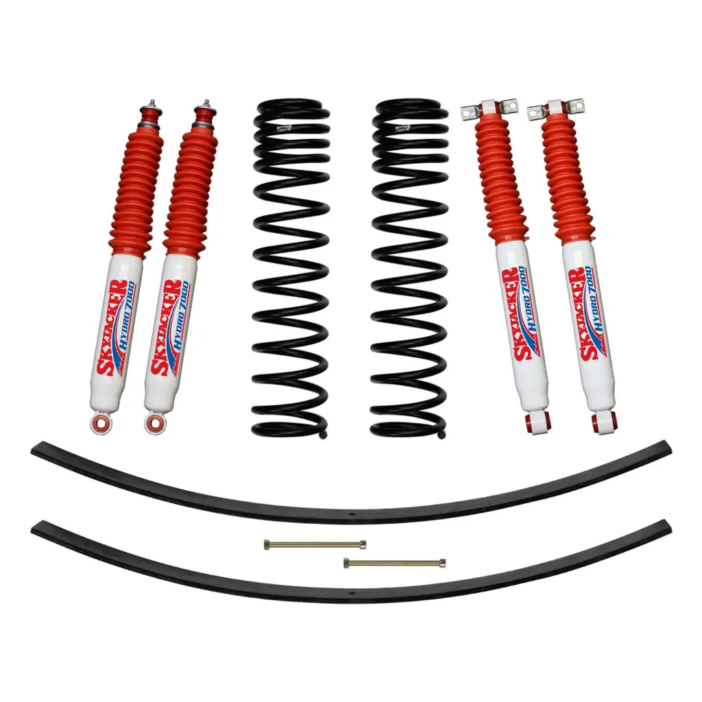 Skyjacker 3" Springs Lift Kit Hydro Shocks for 84-01 Cherokee XJ - JC301BPHLT