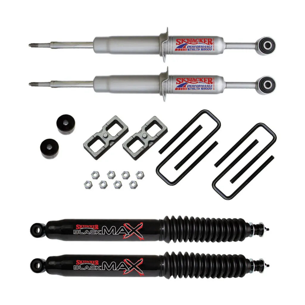 Skyjacker 3" Suspension Lift Kit Lift Kit Black MAX Shocks for 05-15 Toyota Tacoma - TC530STBB