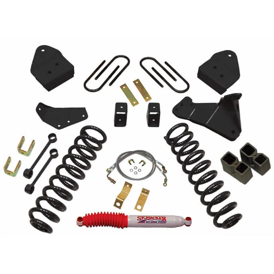 Skyjacker 4" Blocks Lift Kit Nitro Shocks for 08-10 Ford F-250 Super Duty - F8451K