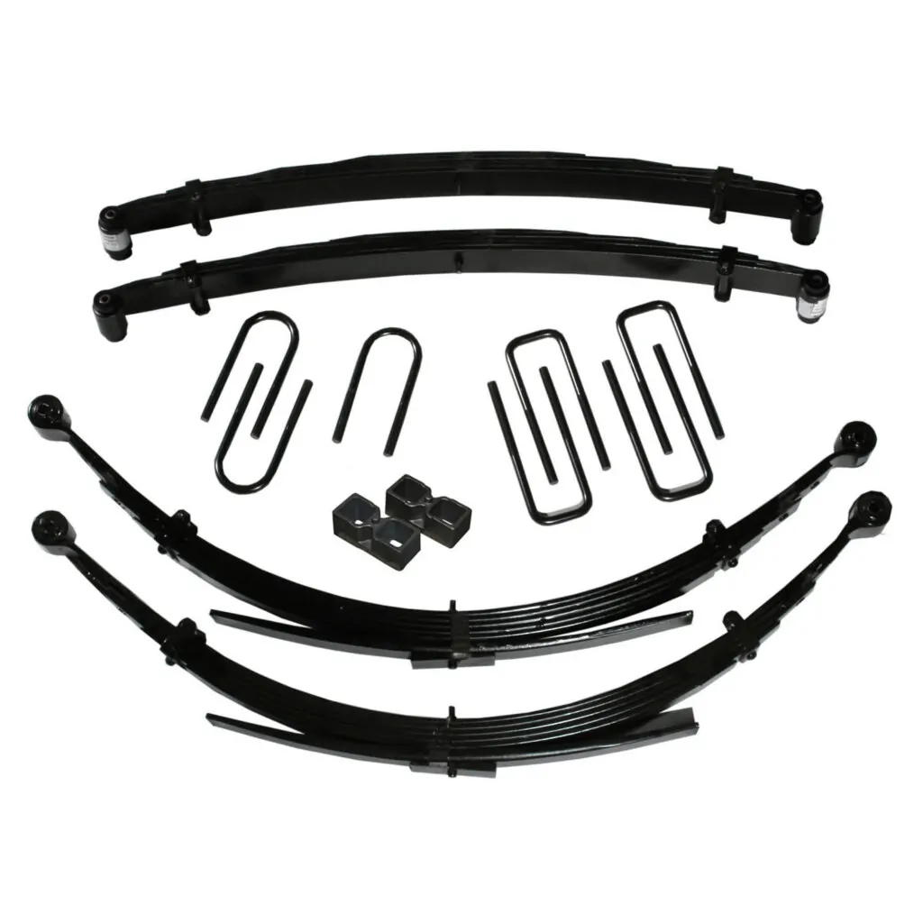 Skyjacker 4" Leaf Springs Lift Kit Black MAX Shocks for 92-93 Dodge W250/W350 - D492CDKS