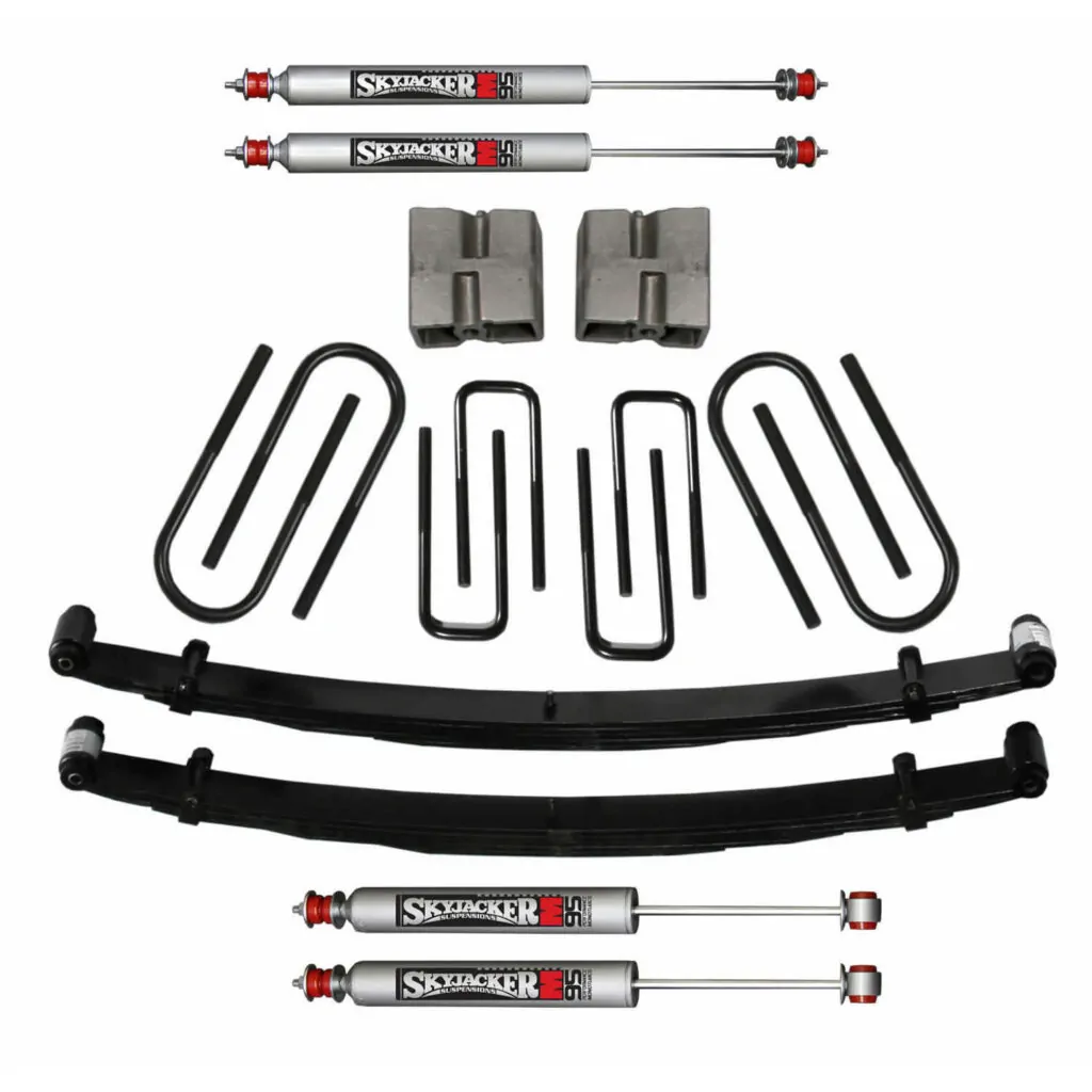 Skyjacker 4" Leaf Springs Lift Kit M95 Shocks for 77-79 Ford F-250 - F749K-M