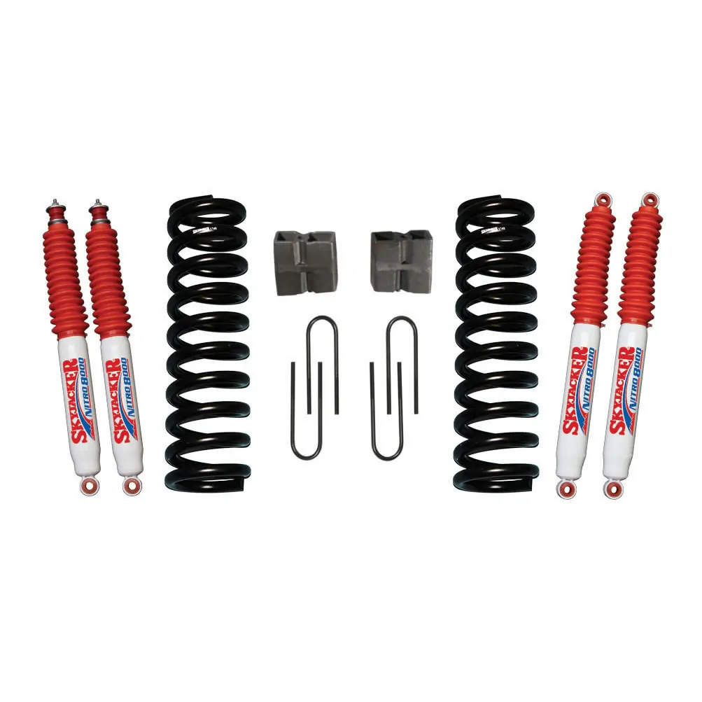 Skyjacker 5" coil spring Lift Kit Nitro Shocks for 75-77 Bronco - 174EBK-N