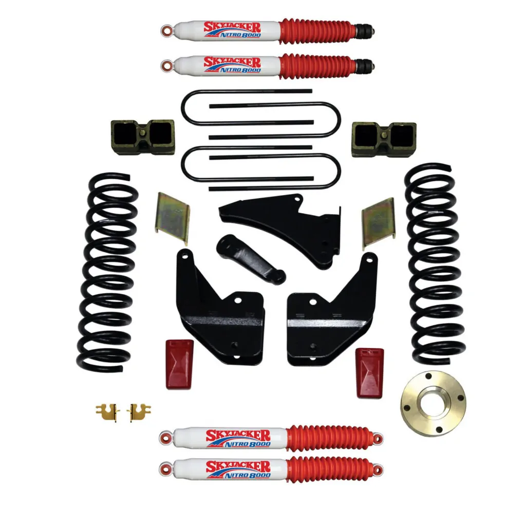 Skyjacker 6" Coils. Lift Kit Hydro Shocks for 13-19 Ram 3500 - R13651K-N