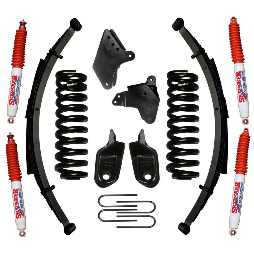 Skyjacker 6" Springs Lift Kit Nitro Shocks for 80-96 Ford F-150 - 186BKS-N