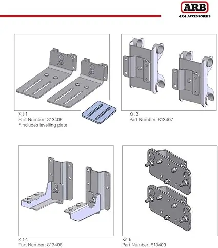 ARB Awning Bracket Quick Release Kit 5, Compatible for All ARB Awning Models