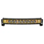 RIGID 20 Inch LED Light Bar Single Row Curved Amber Backlight Radiance Plus - 32004