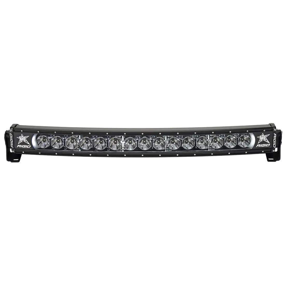 RIGID 30 Inch LED Light Bar Single Row Curved White Backlight Radiance Plus - 33000