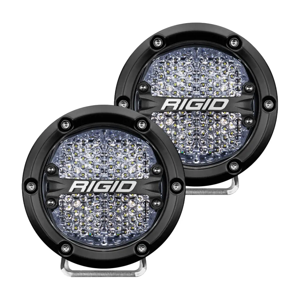 RIGID 360-Series 4 Inch Led Off-Road Diffused White Backlight Pair - 36208