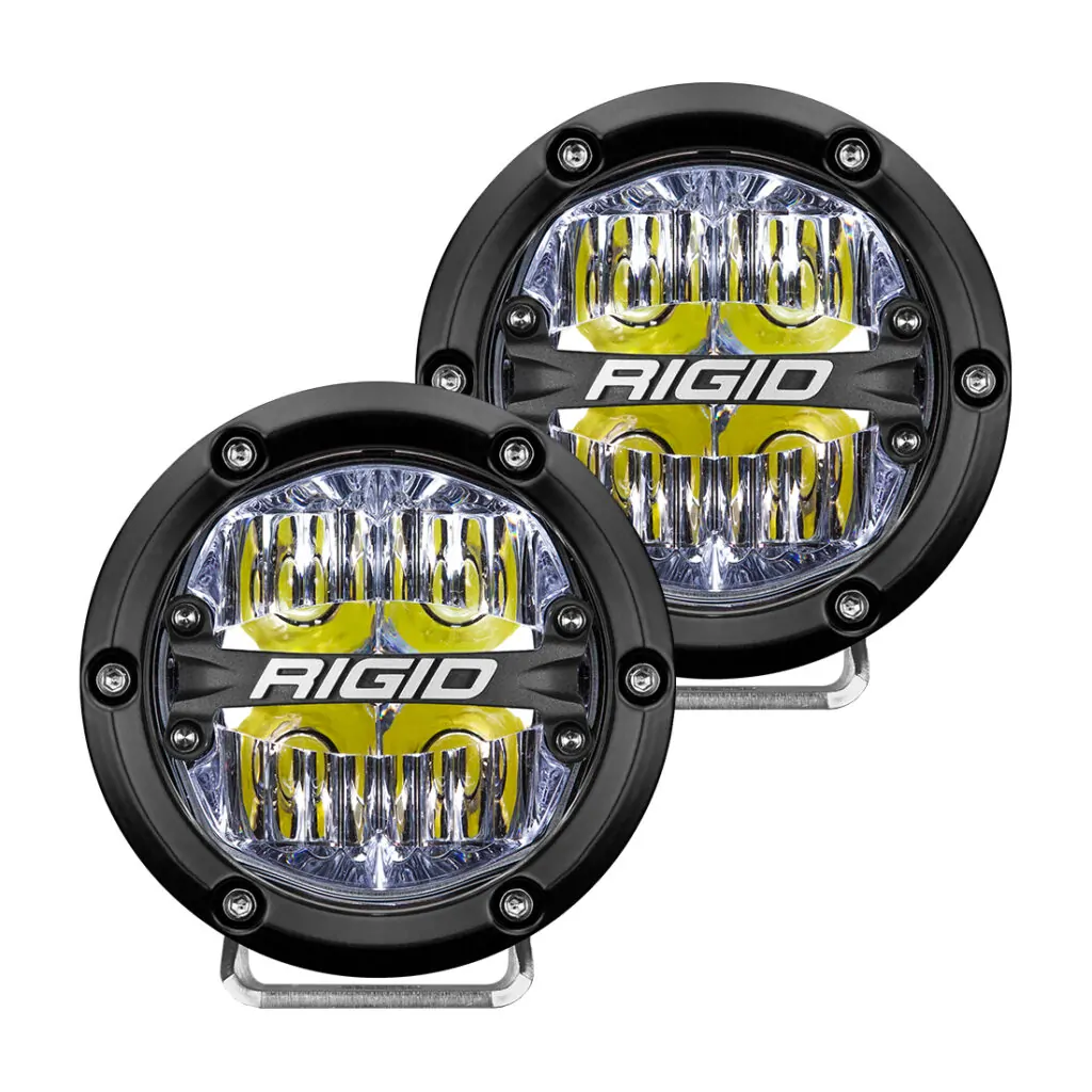 RIGID 360-Series 4 Inch Led  Off-Road  Drive Beam White Backlight Pair - 36117