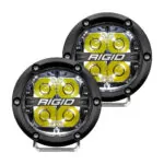 RIGID 360-Series 4 Inch Led Off-Road Spot Beam White Backlight Pair - 36113