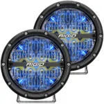 RIGID 360-Series 6 Inch Led Off-Road Drive Beam Blue Backlight Pair - 36207