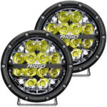 RIGID 360-Series 6 Inch Led Off-Road Spot Beam White Backlight Pair - 36200